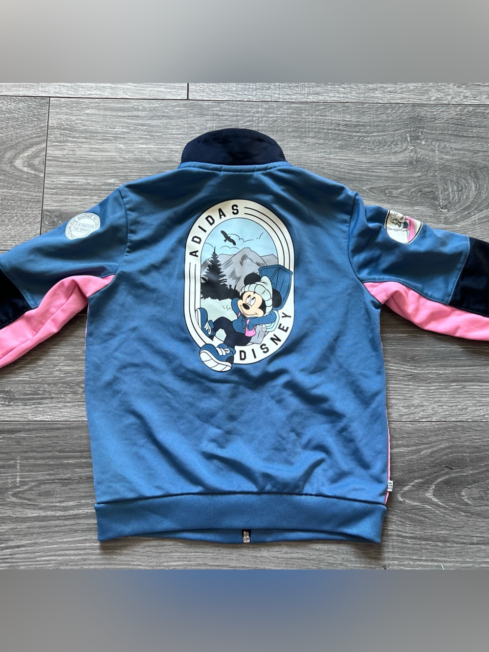 ADIDAS X DISNEY Adventure Zip Up Sweatshirt Kids Size 4T